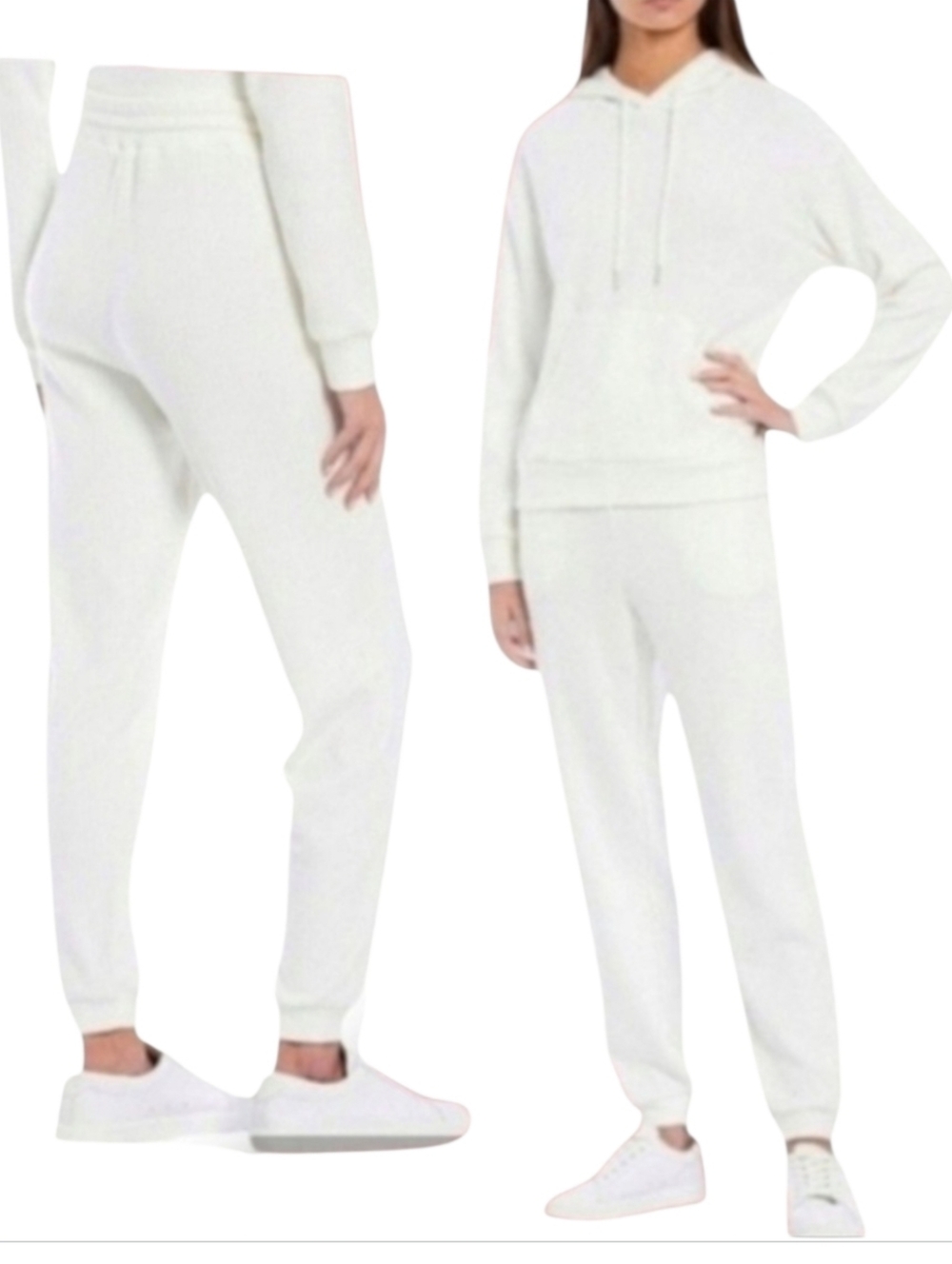 NWT Copper Key Off White Ribbed Knit Pants sz S